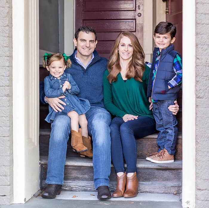 Dr. Wilson with his wife, son and daughter